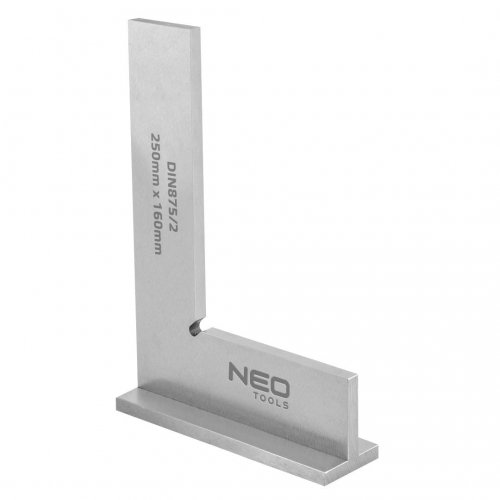 NEO Kątownik z podstawą, DIN875/2, 250x160mm 72-034 Neo Tools