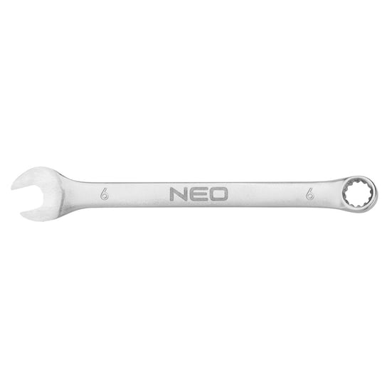 NEO Klucz płasko-oczkowy 6 x 100 mm, CrV, DIN3113 09-650 Neo Tools