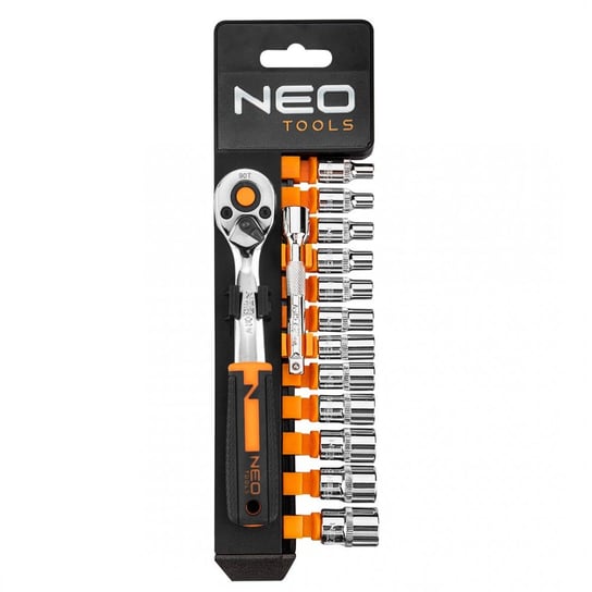 NEO Klucze nasadowe 1/4", zestaw 14 szt. 10-000 Neo Tools