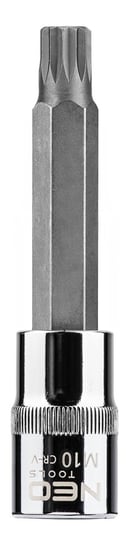 NEO Końcówka Spline na nasadce 1/2", M10 x 100 mm 08-743 Neo Tools