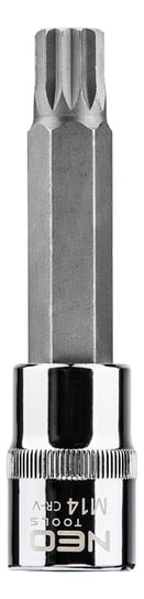 NEO Końcówka Spline na nasadce 1/2", M14 x 100 mm 08-745 Neo Tools