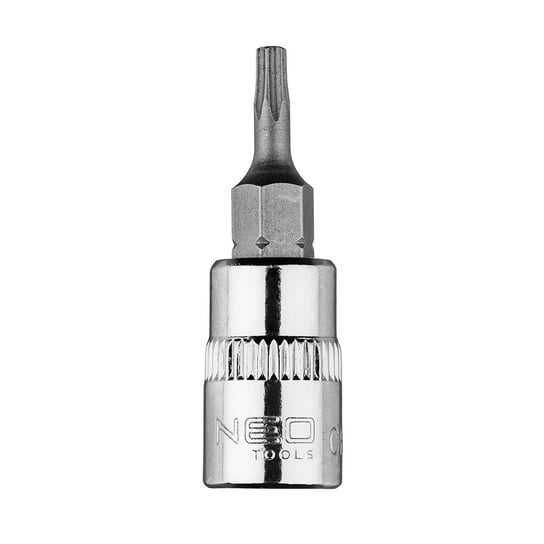 NEO Końcówka TORX TX10 na nasadce 1/4", krótka, 37 mm 10-322 Neo Tools