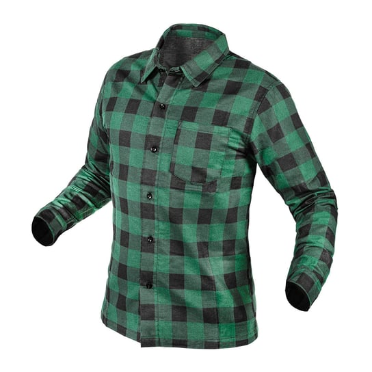 NEO Koszula flanelowa, zielona, rozmiar XL 81-546-XL NEO