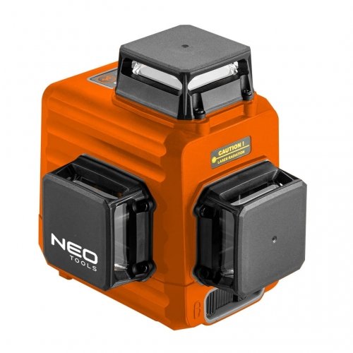 NEO Laser 3D, czerwony, walizka, tarcza celownicza, magnetyczny uchwyt, ładowarka 75-104 Neo Tools