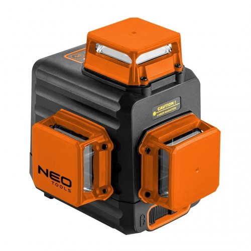 NEO Laser 3D, zielony, walizka, tarcza celownicza, magnetyczny uchwyt, ładowarka 75-109 NEO