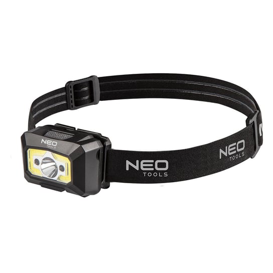 NEO Latarka czołowa akumulatorowa USB 250 lm COB LED + czujnik ruchu 99-073 NEO