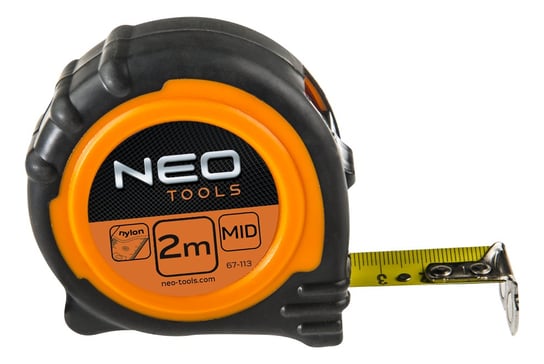 NEO Miara zwijana stalowa 2 m x 16 mm, magnes 67-112 Neo Tools