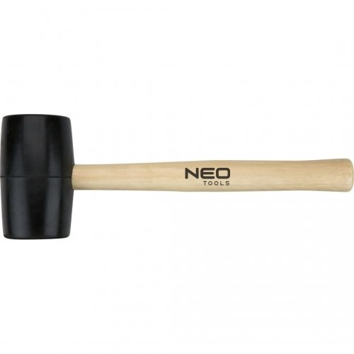 NEO Młotek gumowy 63 mm/680 g, trzonek drewniany 25-063 Neo Tools