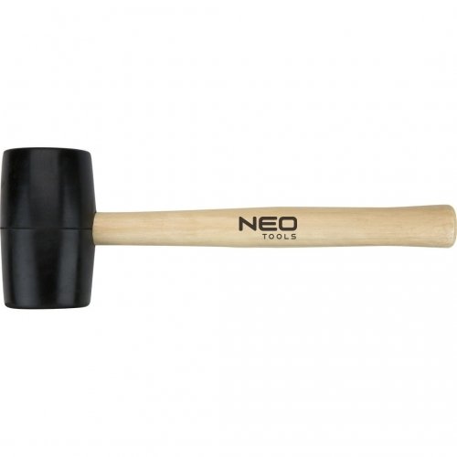 NEO Młotek gumowy 72 mm/900 g, trzonek drewniany 25-064 Neo Tools