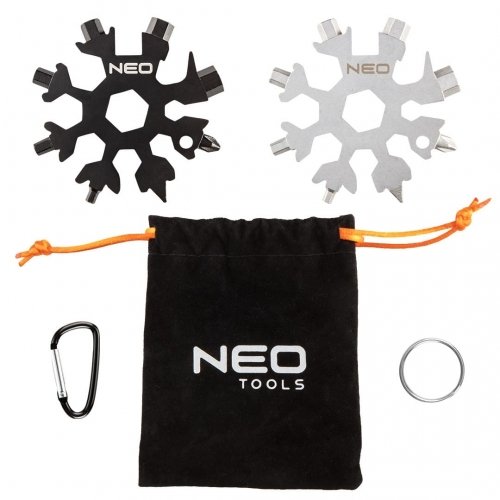 NEO Narzędzie wielofunkcyjne płatek śniegu 19 w 1, 2 szt. GD015 Neo Tools