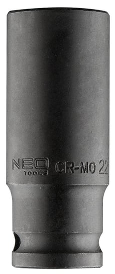 NEO Nasadka udarowa 1/2" długa, 22 x 78mm , Cr-Mo 12-322 NEO