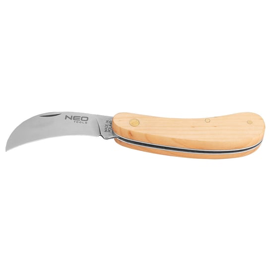 NEO Nóż monterski sierpak, drewniane okładki 63-016 Neo Tools