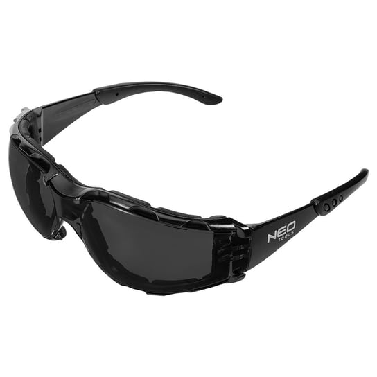 NEO Okulary ochronne z wkładką piankową, przyciemniane soczewki, klasa odporności FT 97-522 NEO