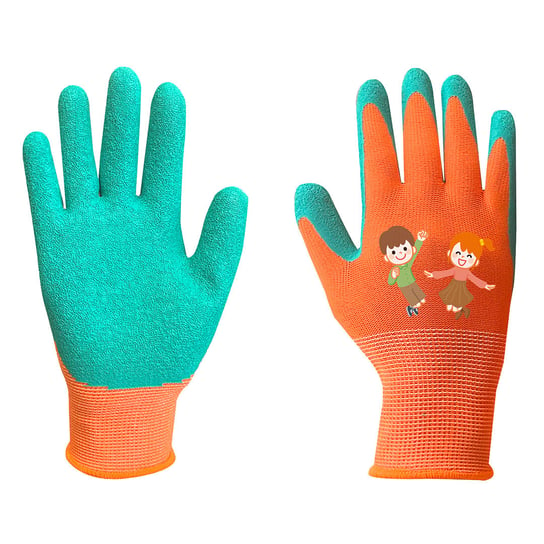 NEO Rękawice robocze dla dzieci, poliester pokryty lateksem (crincle), rozmiar 4 97-644-4 Neo Tools
