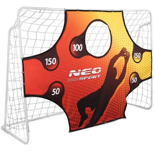 Neo-Sport, Bramka piłkarska, metalowa, 300 cm Neo-Sport