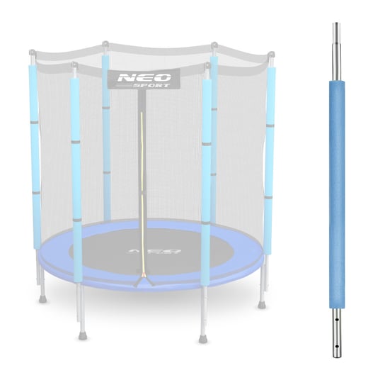 Neo-Sport, Słupek dolny z pianką do trampoliny, 4,5 ft Neo-Sport