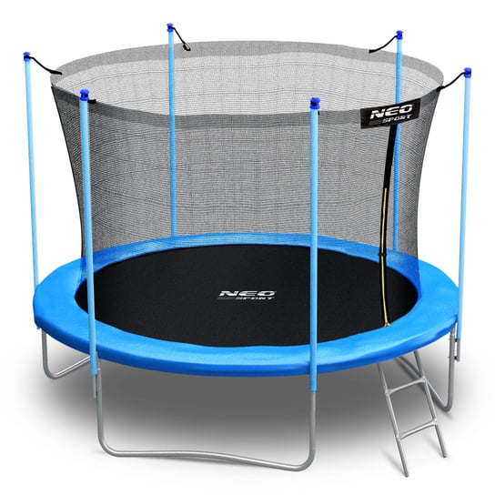 Neo-Sport, Trampolina ogrodowa z siatką wewnętrzną i drabinką, 10 ft/312 cm Neo-Sport