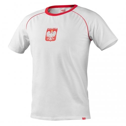 NEO T-shirt kibica Polska, rozmiar L 81-607-L Neo Tools