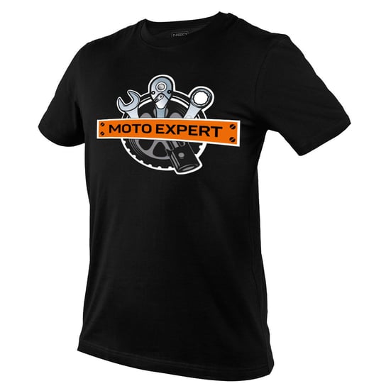 NEO T-shirt z nadrukiem, MOTO Expert, rozmiar XXL 81-643-XXL NEO