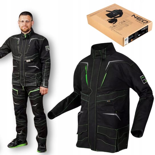 NEO TOOLS Kurtka Bluza Robocza Męska - Premium Ochronna Wytrzymała Cordura NEO