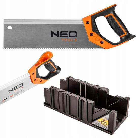 Neo Tools Piła Grzbietnica 350Mm 13Tpi + Skrzynka Uciosowa, Precyzyjna Neo Neo Tools