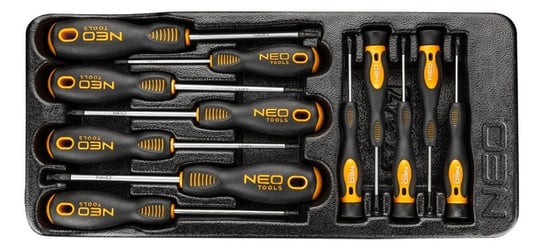 NEO Wkrętaki PZ, TX, precyzyjne, zestaw 12 szt., wkładka 84-247 Neo Tools