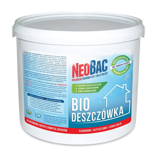 NeoBac Bio Deszczówka do oczyszczania wody deszczowej 5kg NeoBac