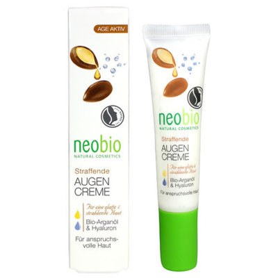 NeoBio, krem pod oczy z olejkiem arganowym i kwasem hialuronowym Eko, 15 ml Neobio