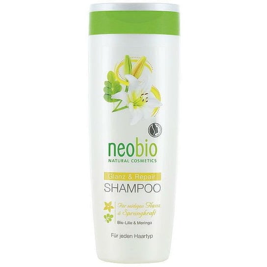 Neobio, szampon do włosów zniszczonych z wyciągiem z lilii i moringa, 250 ml Neobio