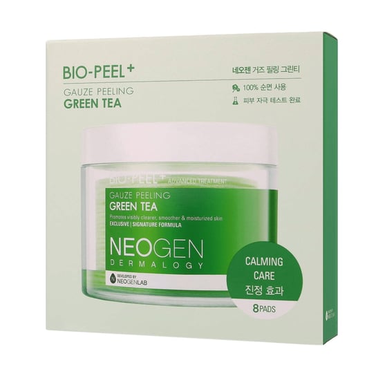 Neogen, Bio-peel Gauze Peeling Green Tea, Płatki Złuszczające, 8 Szt. NEOGEN