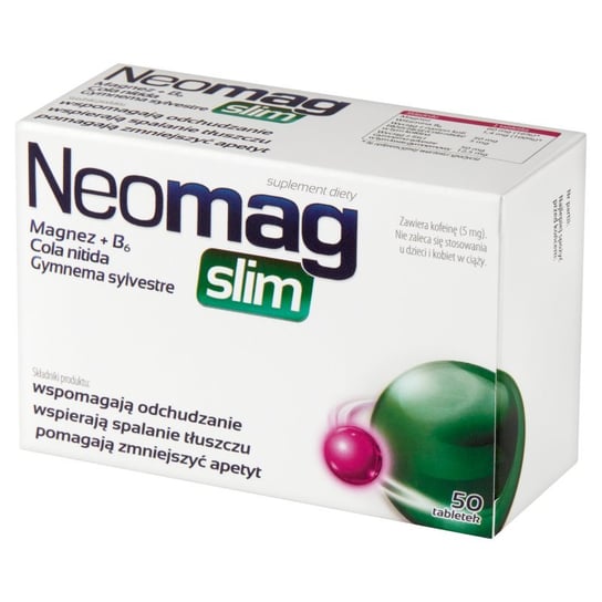 NeoMag Slim+B6, Magnez, Witamina B6, Kontrola Wagi! Aflofarm Farmacja