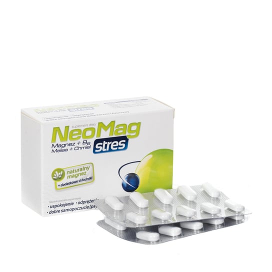 NeoMag stres - suplement diety bogaty w magnez i witaminę B6, 50 tabl. Aflofarm