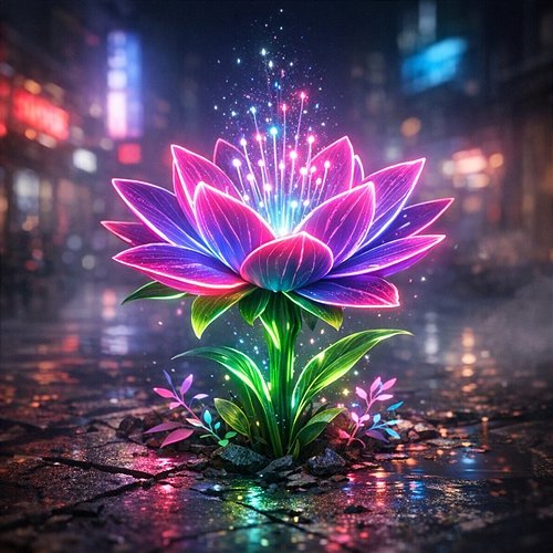 Neon Bloom Niels Van Aalst