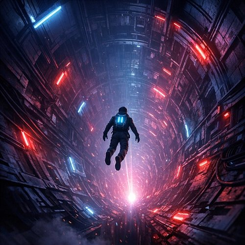 Neon Descent Leon Van Kroft