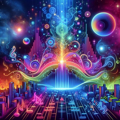 Neon Dreamscape Odyssey Christopher James Williamson