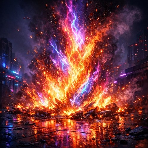 Neon Firestorm Patrick Kollen