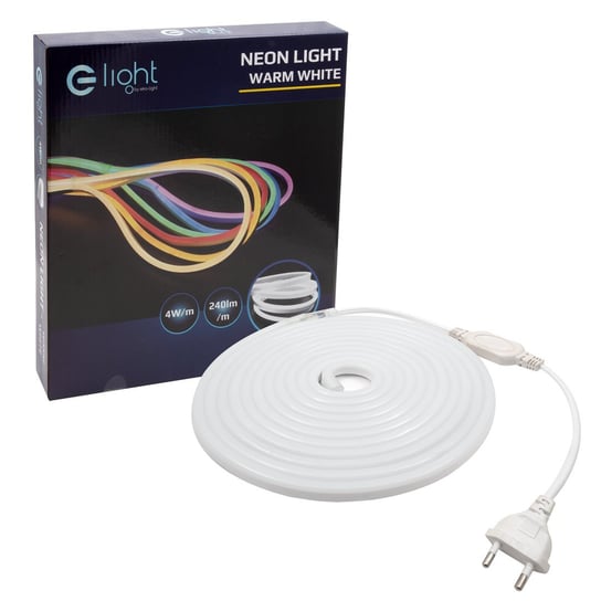 Neon flex LED ciepły biały 5m 230V EKF1275 Milagro Milagro