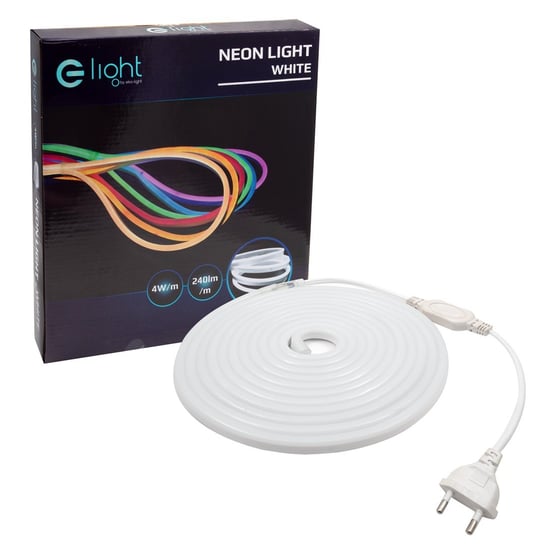 Neon flex LED zimny biały 5m 230V EKF1268 Milagro Milagro