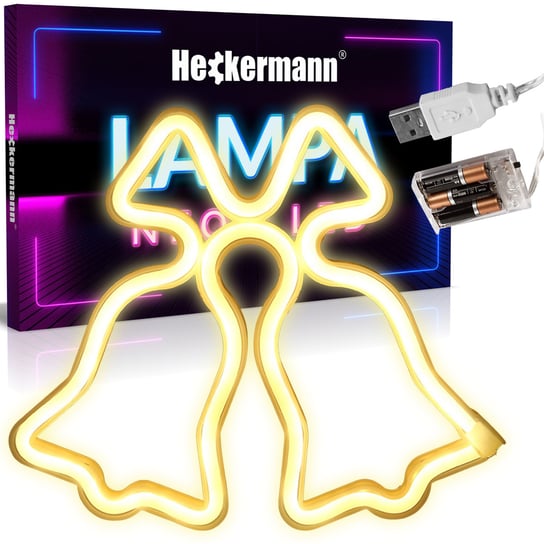 Neon LED Heckermann wiszący DZWONKI Inna marka