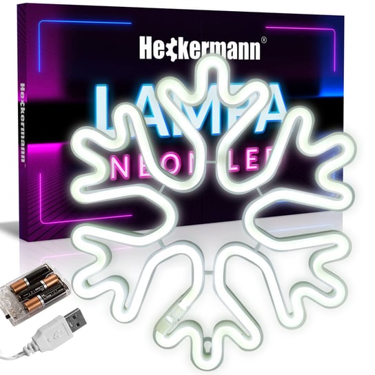Neon LED Heckermann wiszący ŚNIEŻYNKA 2 Inna marka