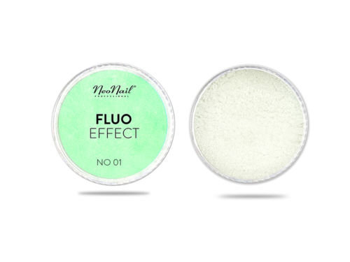 NEONAIL FLUO EFFECT 01 Pyłek do zdobienia paznokci 3 g NEONAIL