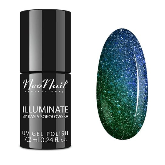 Neonail, Illuminate, Lakier Hybrydowy, Intense Malachite, 7,2 ml NEONAIL