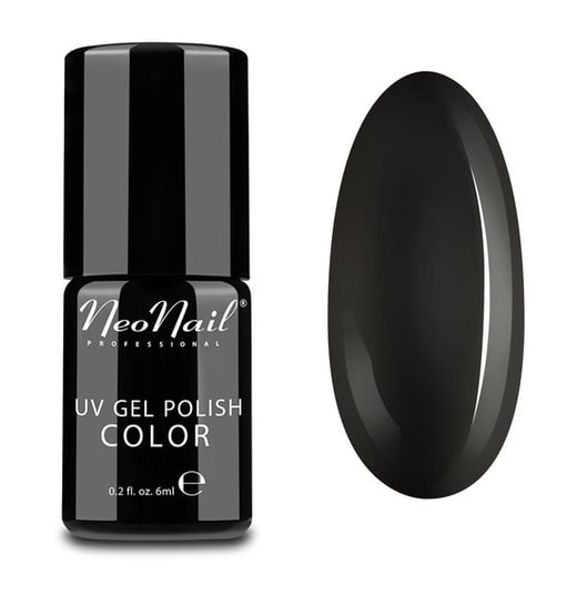 Neonail, Uv Gel Polish Color, Lakier Hybrydowy, 2996 Pure Black, 6 ml NEONAIL