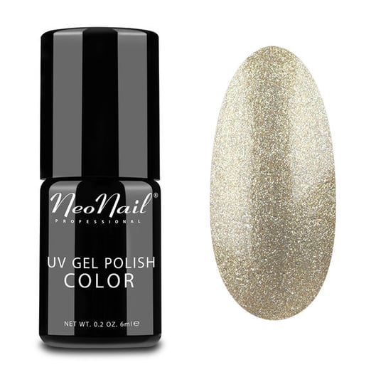 Neonail, Uv Gel Polish Color, Lakier Hybrydowy, 3626 Glitter Gold, 6 ml NEONAIL