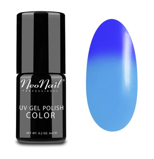 Neonail, Uv Gel Polish Thermo Color, Lakier Hybrydowy, 5185 Blue Heaven, 6 ml NEONAIL