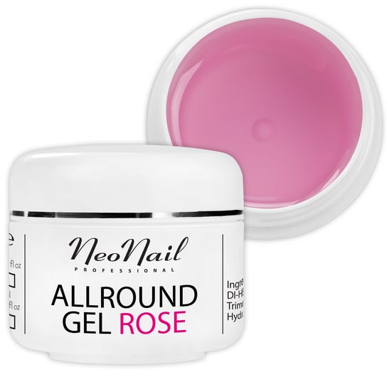 NEONAIL Żel jednofazowy ALLROUND GEL ROSE Różowy 5 ml NEONAIL