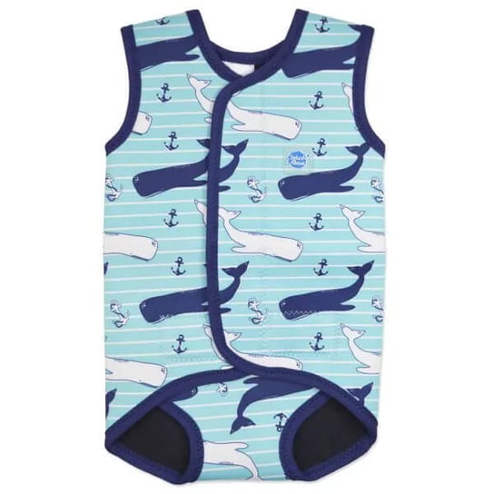 Neoprenowa Pianka Do Pływania Dla Dzieci Baby Wrap - Wieloryby Splash About