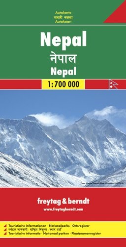 Nepal 1:700 000 Opracowanie zbiorowe