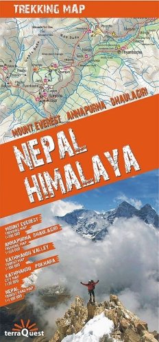 Nepal Himalaya. Mapa trekkingowa rejonu Everestu i Annapurny Opracowanie zbiorowe