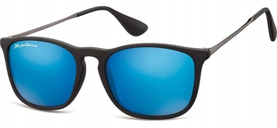 NERDY okulary damskie męskie UV 400 czarne Mat Inna marka